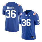 Men's Florida Gators #36 Chief Borders NCAA Nike Blue Throwback Authentic Stitched College Football Jersey TSL4162IA